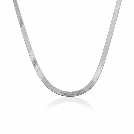 Wide Sleek Halskette 925er Silber | 44cm